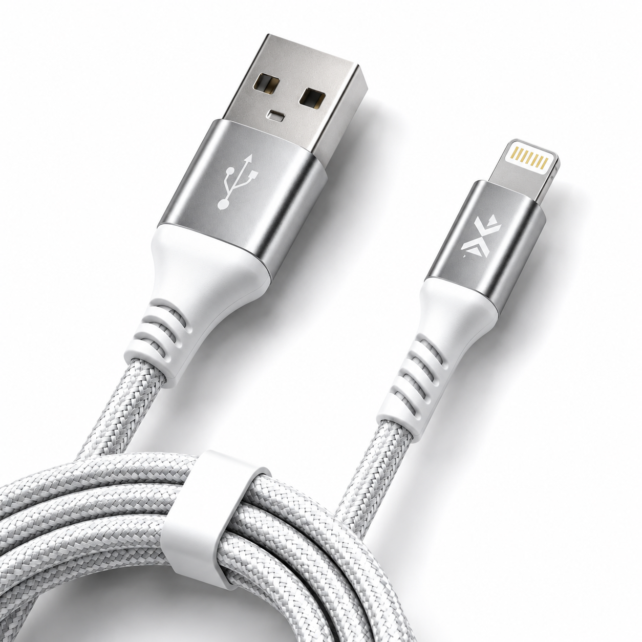 Fabric Braided Cord with Metal Shell