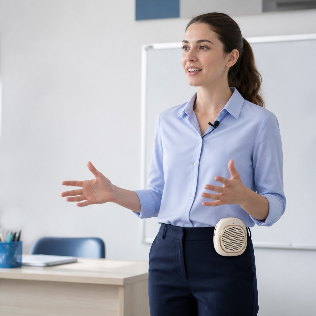 Wireless Lapel Microphone for Hands-Free Communication