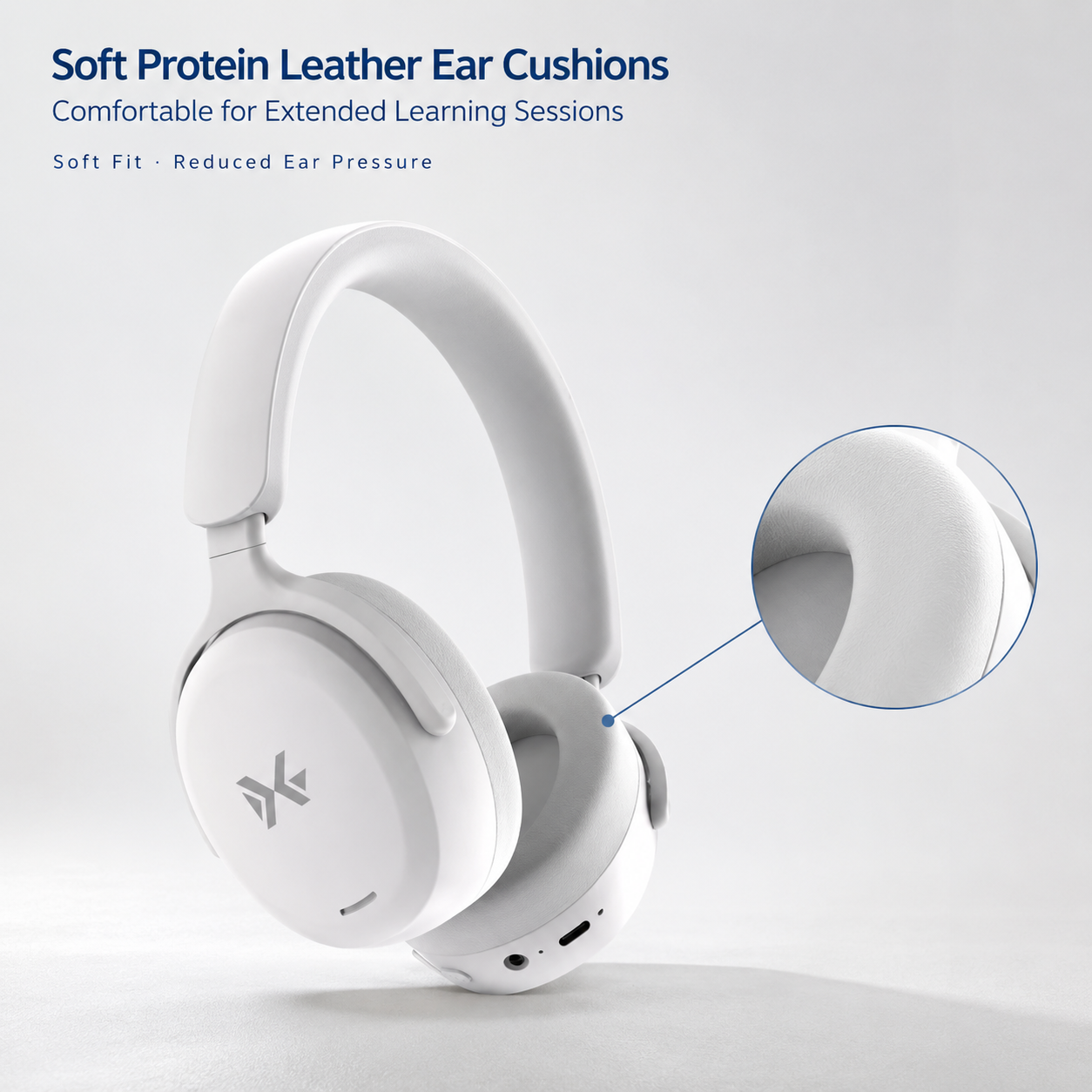 Protein Leather Ear Cushion Comfort