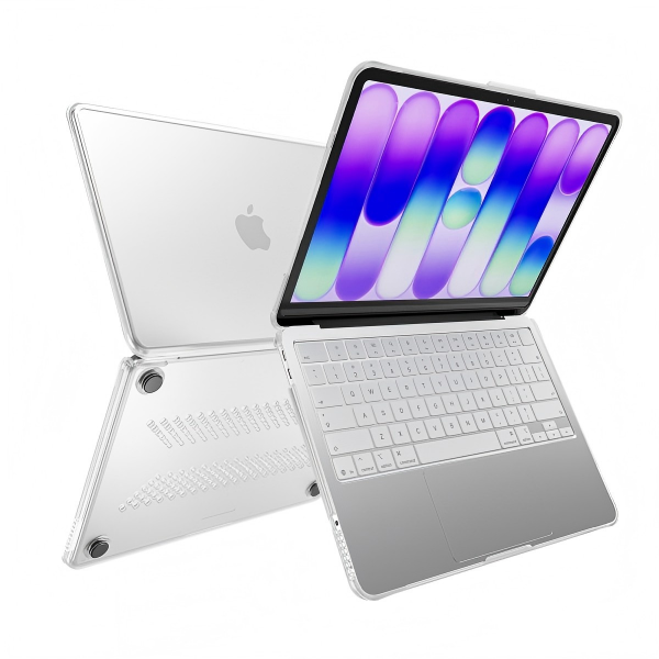  D'nG MacBook Protective Case C2 Frosted Transparent TPU+PC