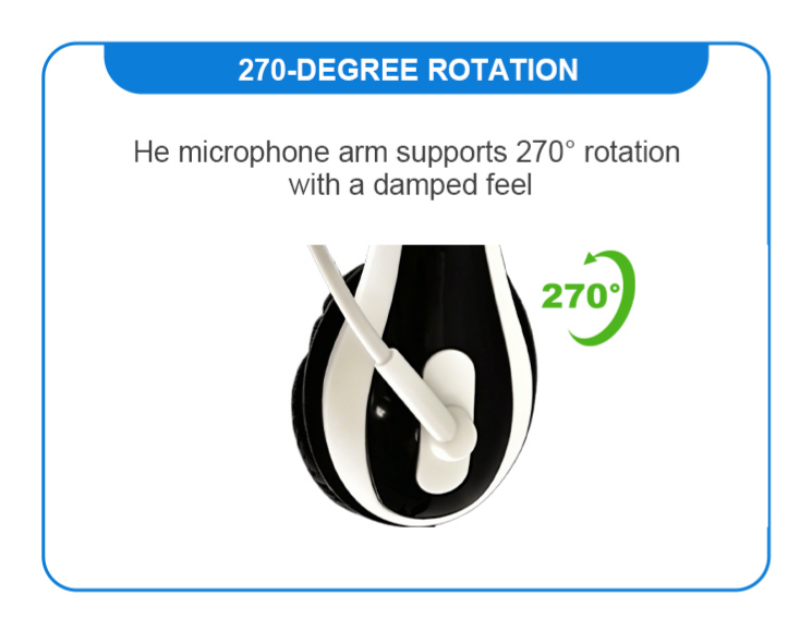 270 Degree Rotatable Microphone Boom