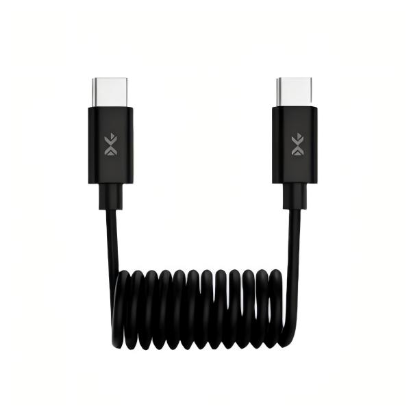  Dn'G USB-C Coiled Cable CTC02-A 65W PD Fast Charge